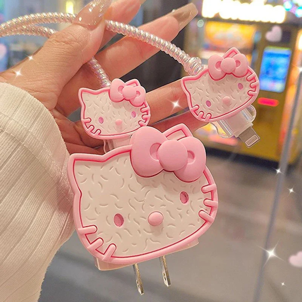 Hello Kitty iPhone Charger Cable Protector P74